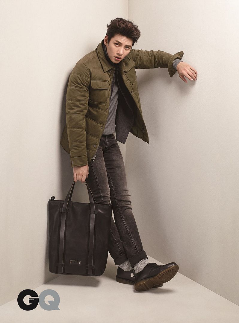 Ji Chang Wook For Calvin Klein in December 2016 Issue Of GQ Couch Kimchi